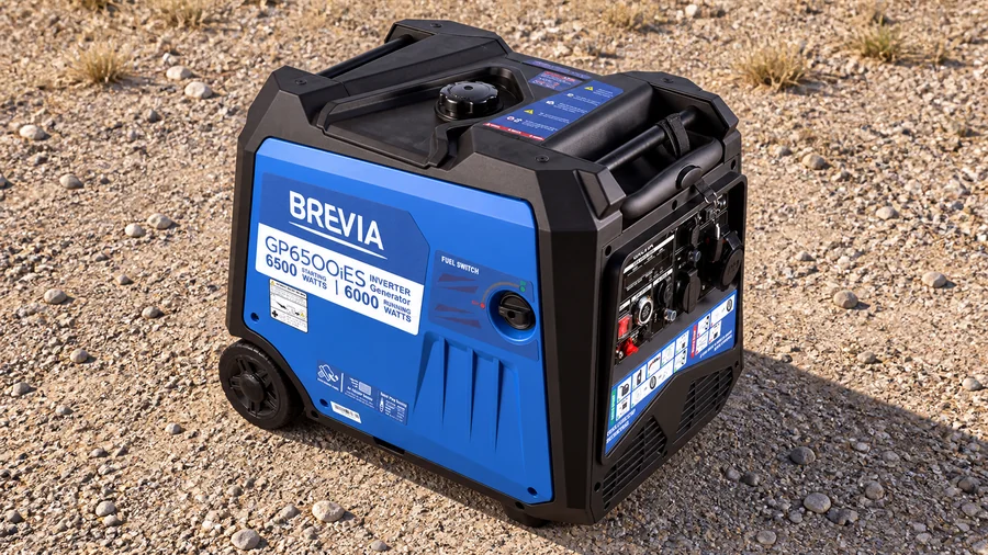 Верхняя часть Brevia GP6500iES с топливной горловиной и ручками