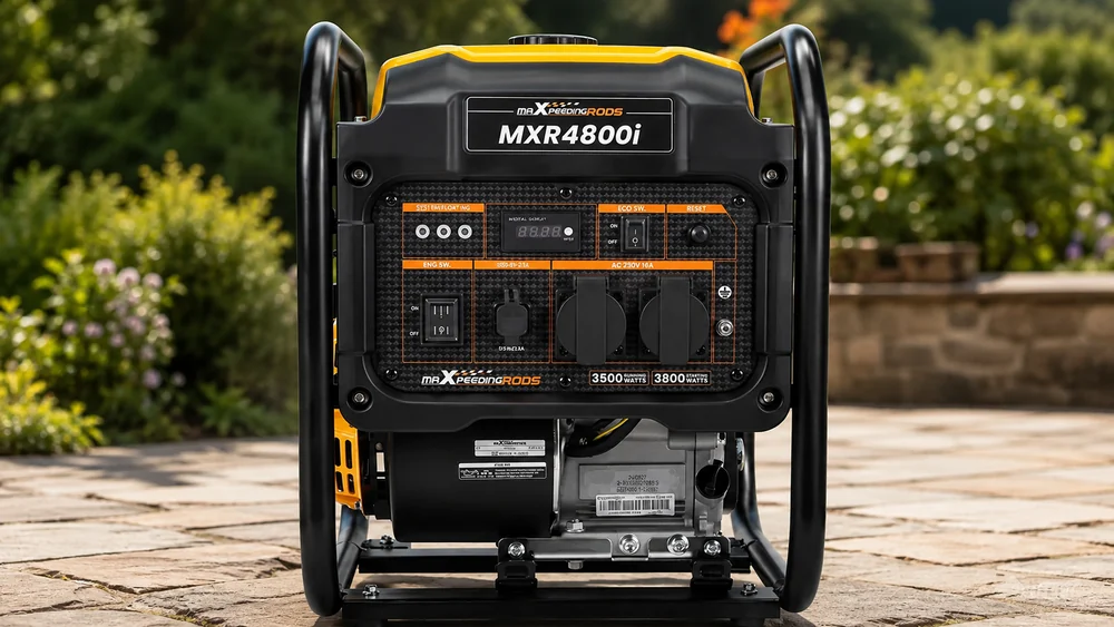 Передняя панель MXR4800i с дисплеем и двумя розетками