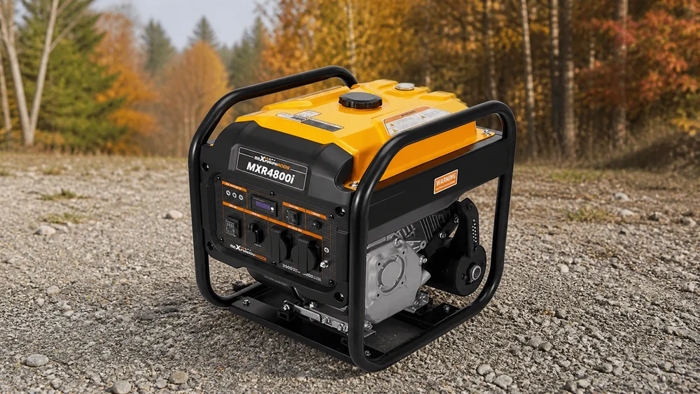 Топливный бак 7,5 л и открытая рама генератора MXR4800i