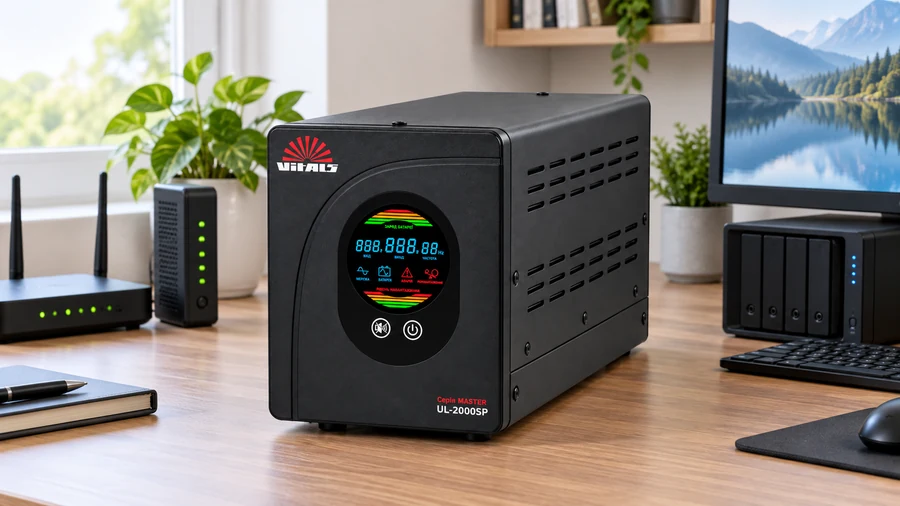 ДБЖ Vitals Master UL-2000SP для комп'ютера та зв'язку
