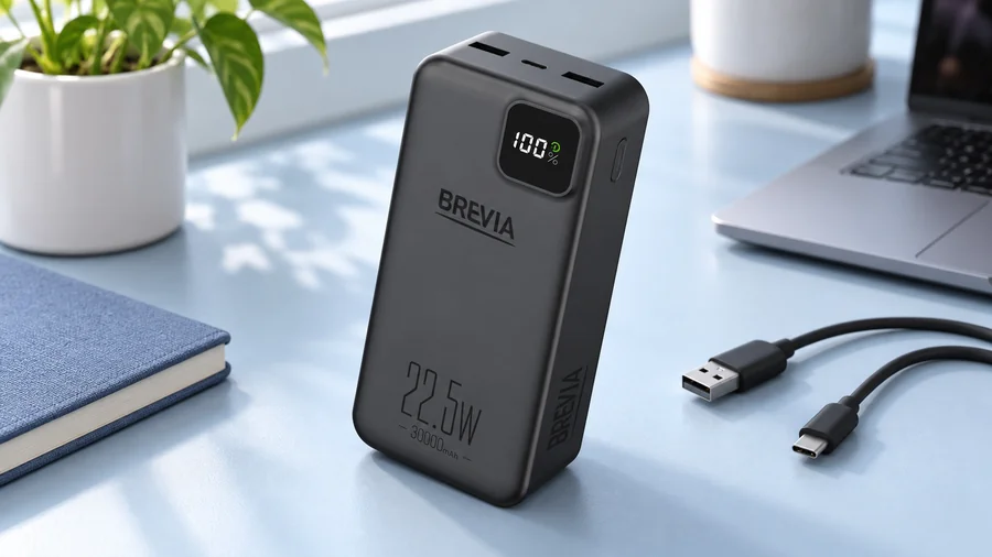 USB-роз’єми Brevia 45320PB для дротового заряджання