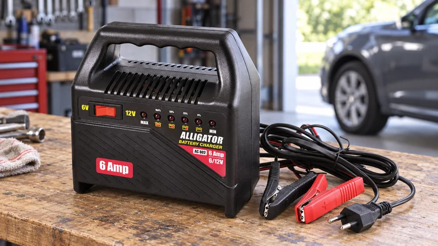 Alligator AC802 на верстаке в гараже